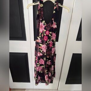 HTF vintage y2k Mica women’s halter floral dress!